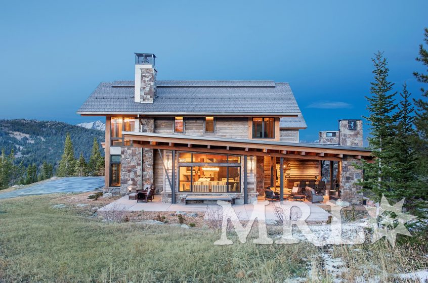 A photo of our “structural sticks” (reclaimed, re-sawn Douglas fir timbers) and corral board siding as featured in this Alpine Greens project.